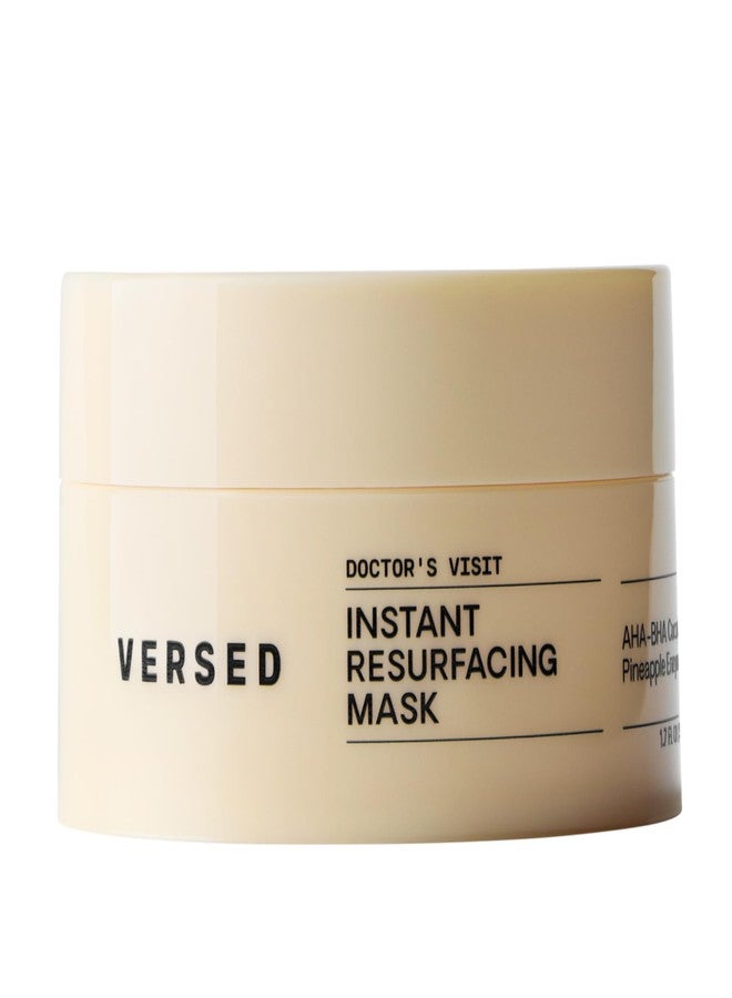 Versed Doctor's Visit Skin Resurfacing Face Mask - Glycolic Acid + Lactic Acid Face Exfoliant for Dark Spots & Skin Texture - AHA BHA Enzyme Mask to Brighten, Smooth Rejuvenate (1.7 fl oz / 50 ml) - Image 1
